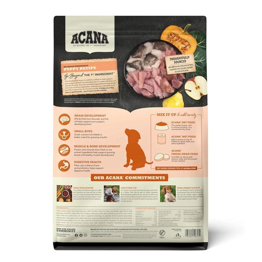 Acana Puppy Croquetas Para Perro Cachorro Con Pollo, Pavo y Pescado Fresco