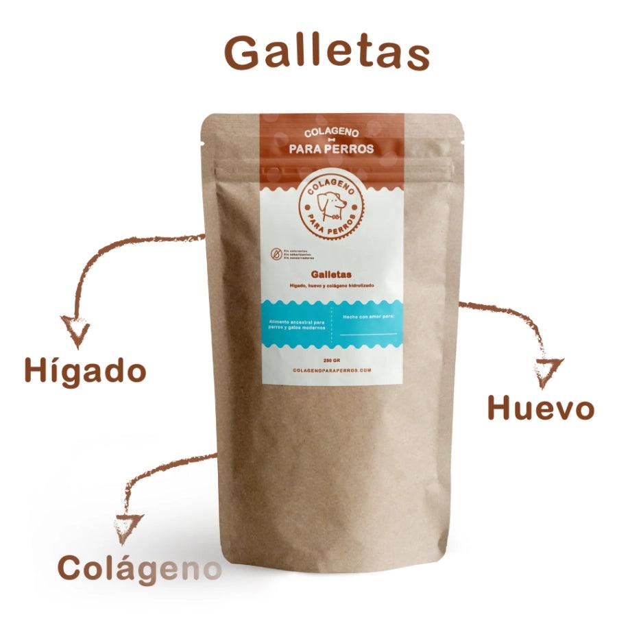 Galletas Naturales Sin Harinas Para Perro - Colágeno e Hígado