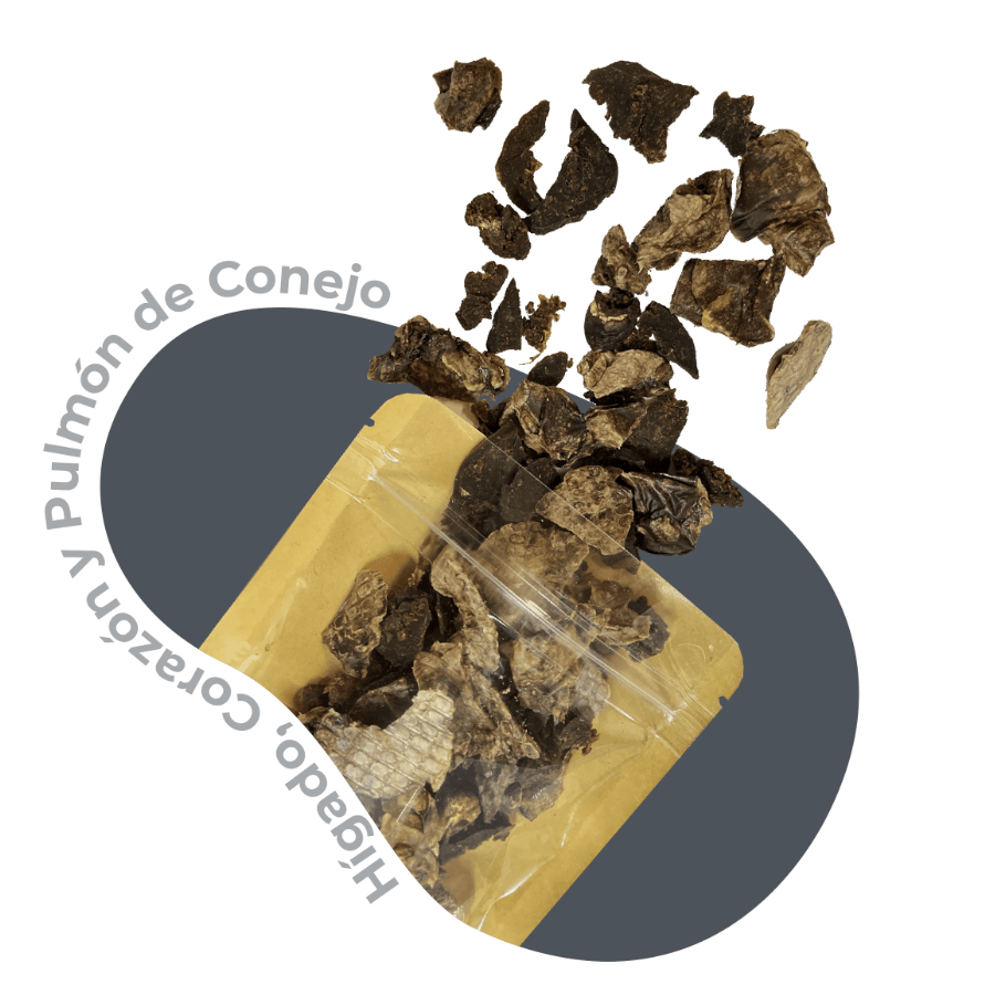 Petsnacks Premios Deshidratados Mix de Conejo