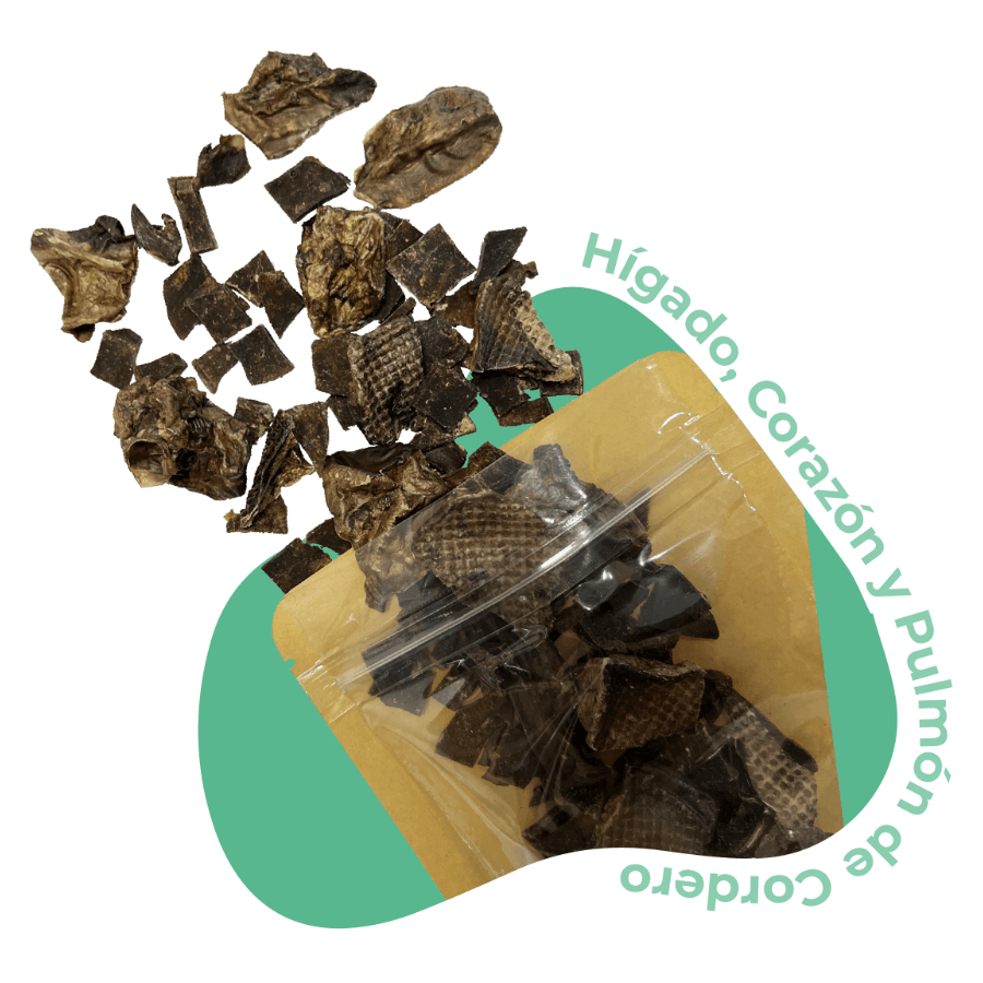 Petsnacks Premios Deshidratados Mix de Cordero