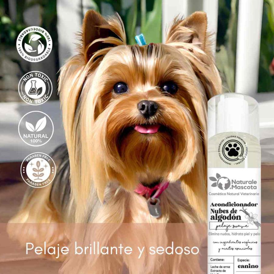 Naturale Mascota Acondicionador para pelo de perro Nubes de Algodón 250ml