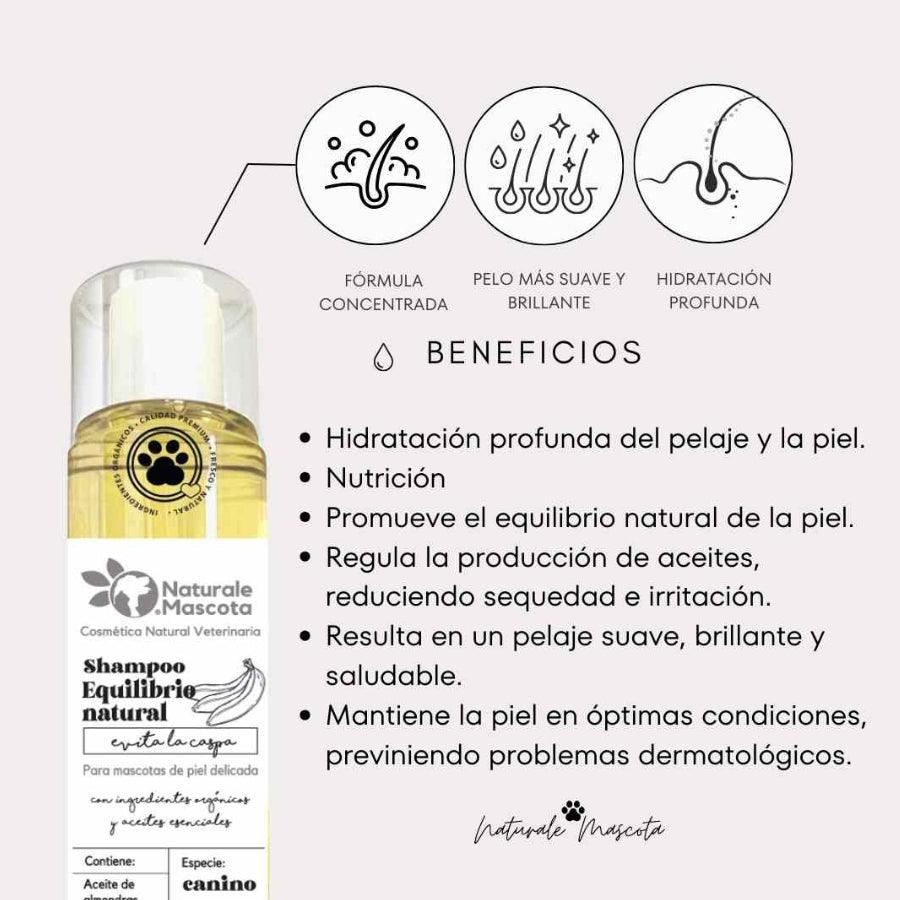 Naturale Mascota Equilibrio Natural Shampoo Natural Hidratante para perro 250ml