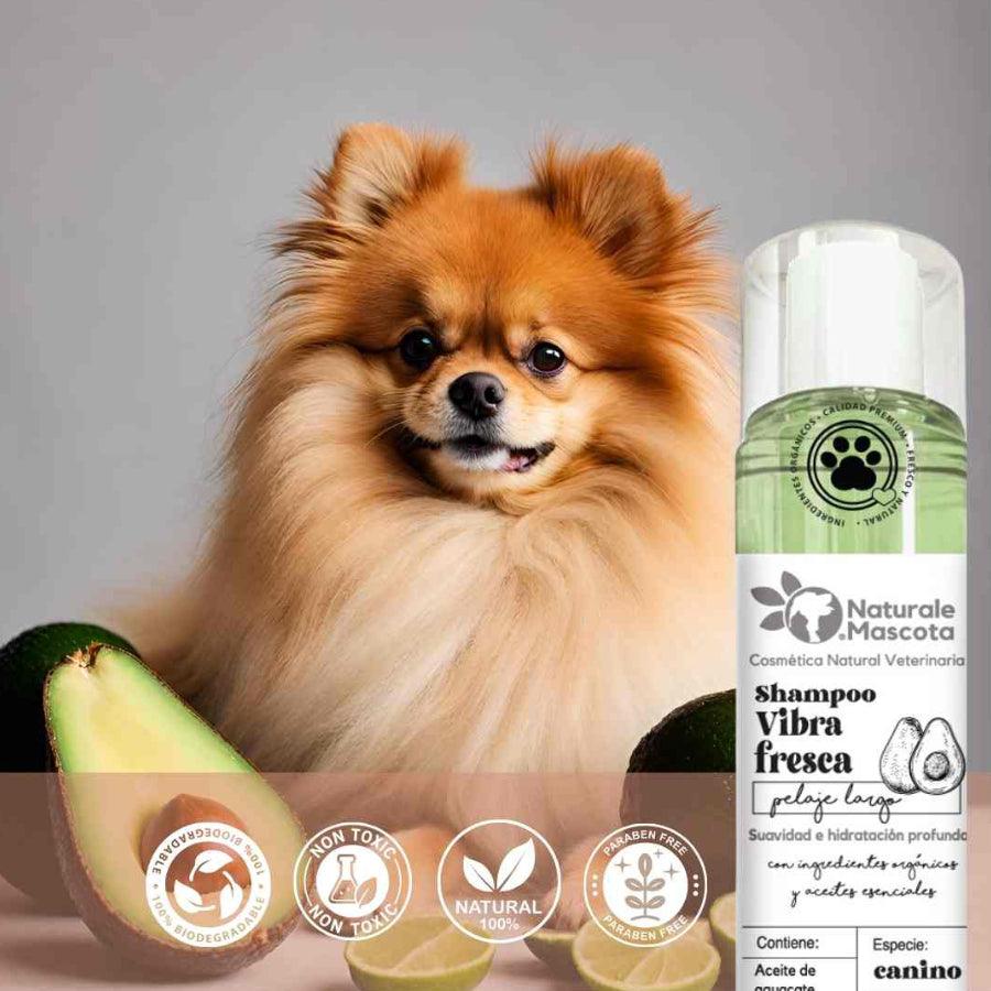 Naturale Mascota Vibra Fresca Shampoo Natural para perro con pelo largo 250ml
