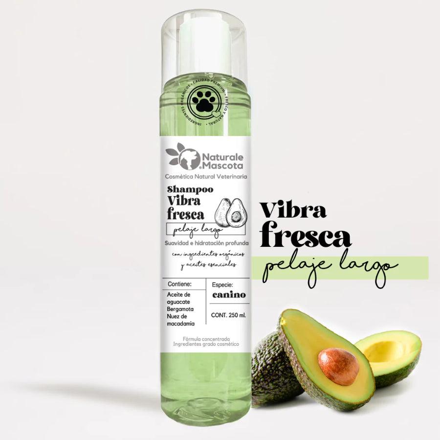 Naturale Mascota Vibra Fresca Shampoo Natural para perro con pelo largo 250ml