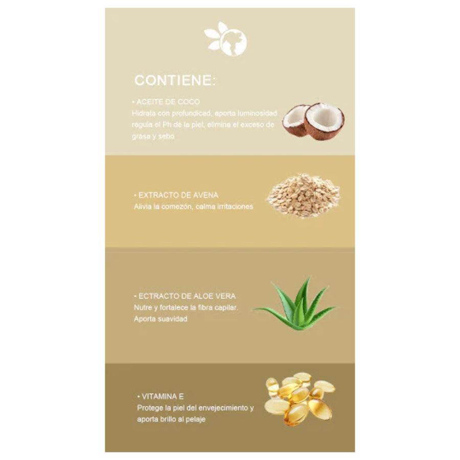 Naturale Mascota Caricia Tropical Shampoo Natural para Piel Normal de perro 250ml