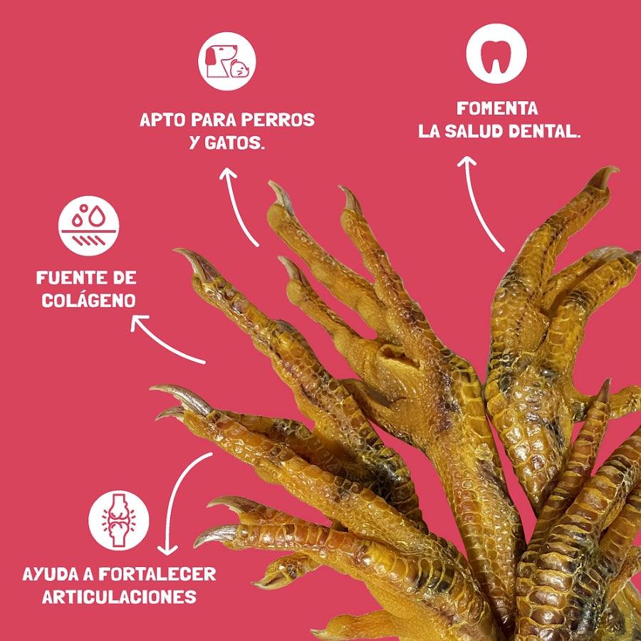 Petsnacks Masticables Deshidratados Patitas de Pollo