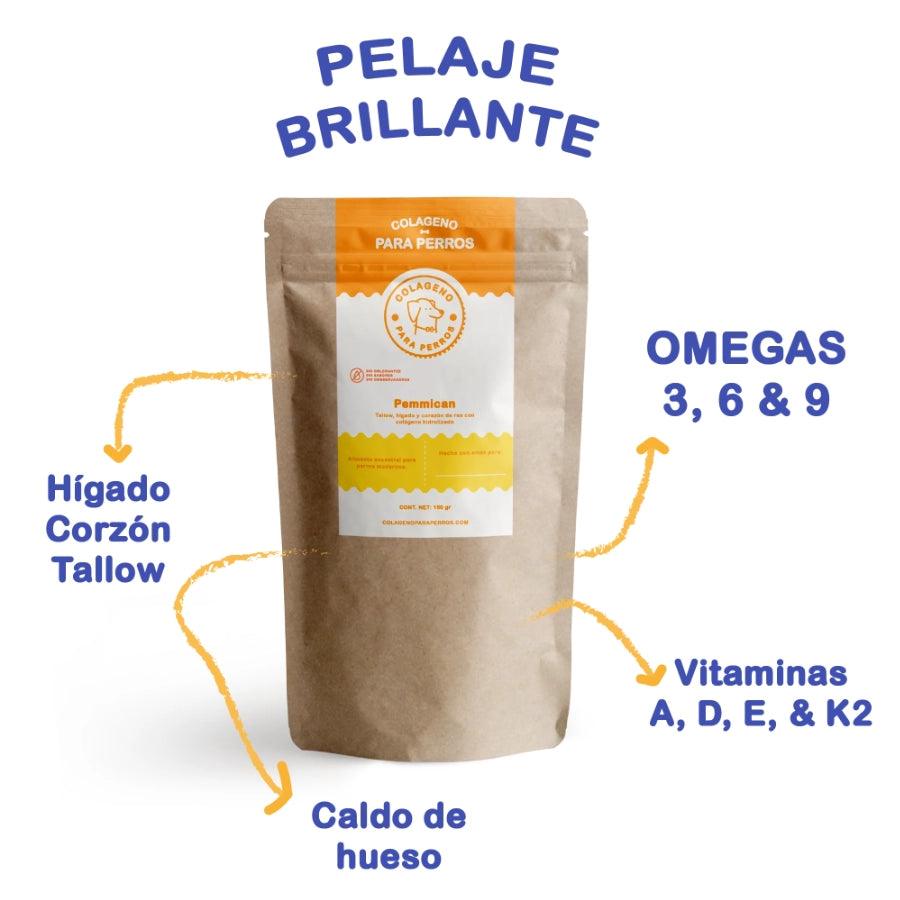 Premios Naturales Pemmican Para Perro - Pelaje Extremo