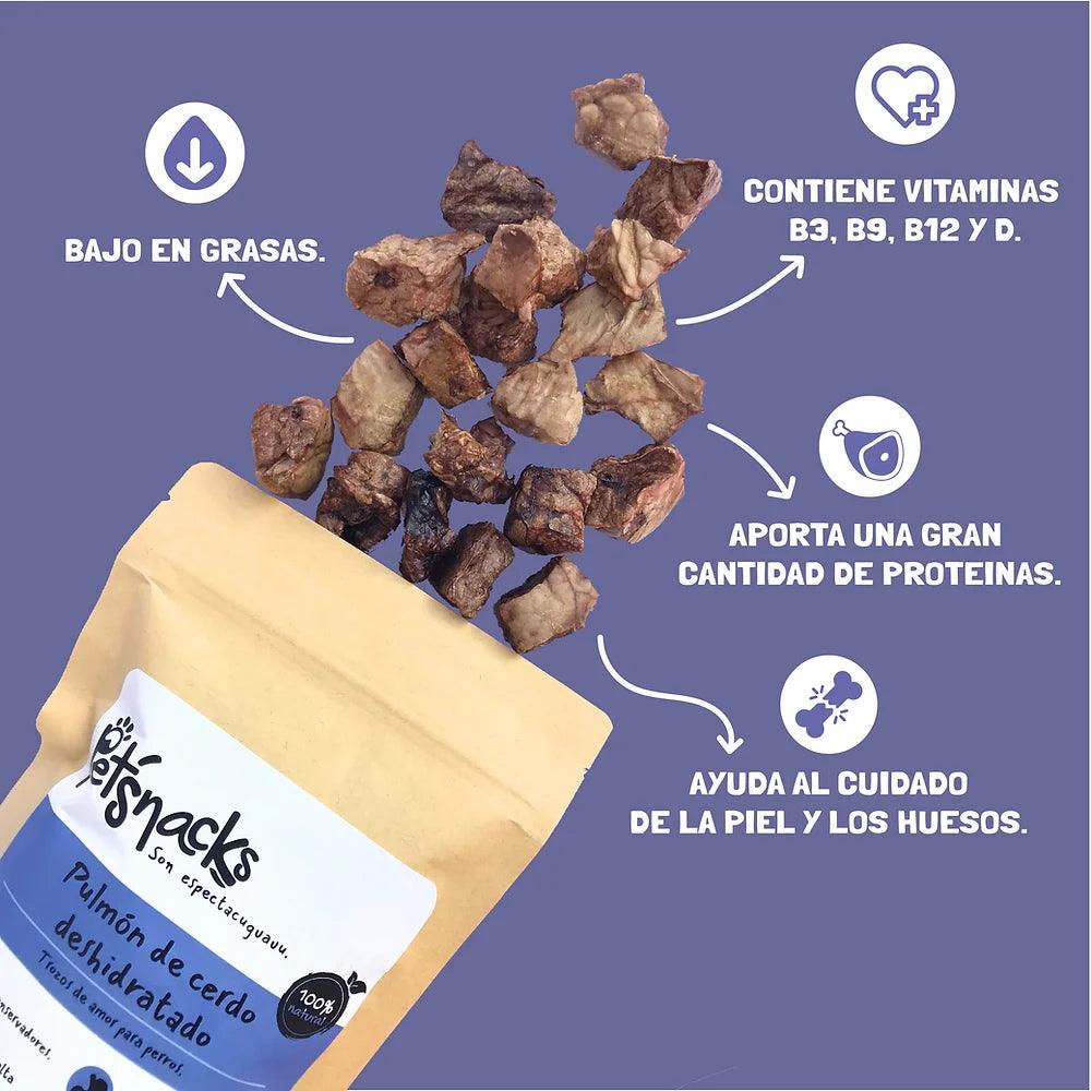 Petsnacks Premios Deshidratados Pulmón de Cerdo