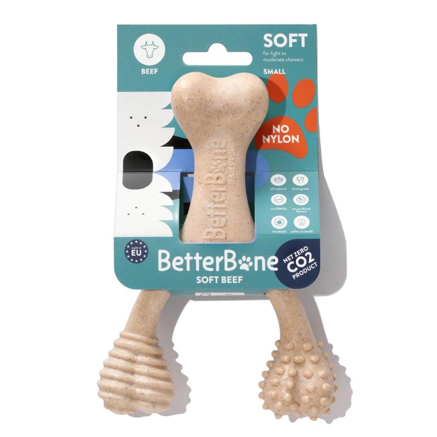 Betterbone Juguete Comestible para mordida Suave Sabor Res