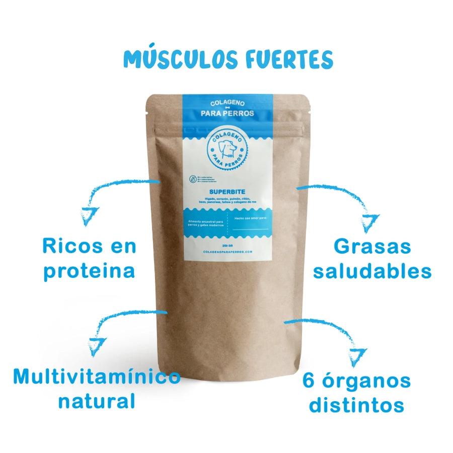 Premios Naturales SuperBite Para Perro - Músculos Fuertes