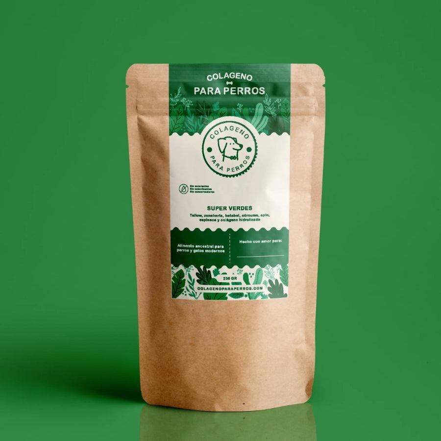 Premios Naturales Super Verdes Para Perro - Revitalizante y Desintoxicante