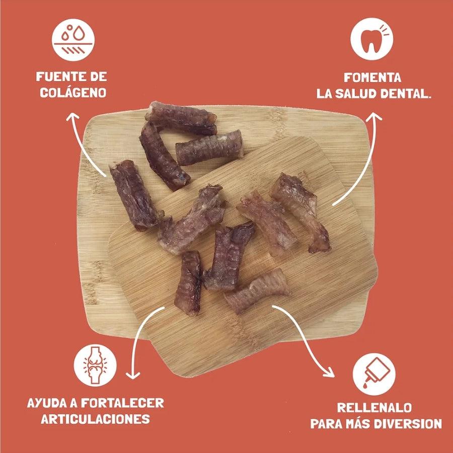 Petsnacks Masticables Deshidratados Tráquea de Cerdo