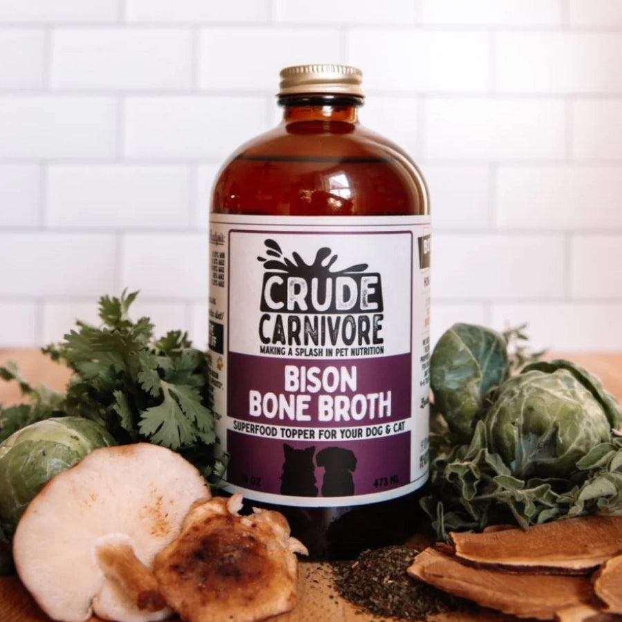 Crude Carnivore Bone Broth de Bisonte 475ml