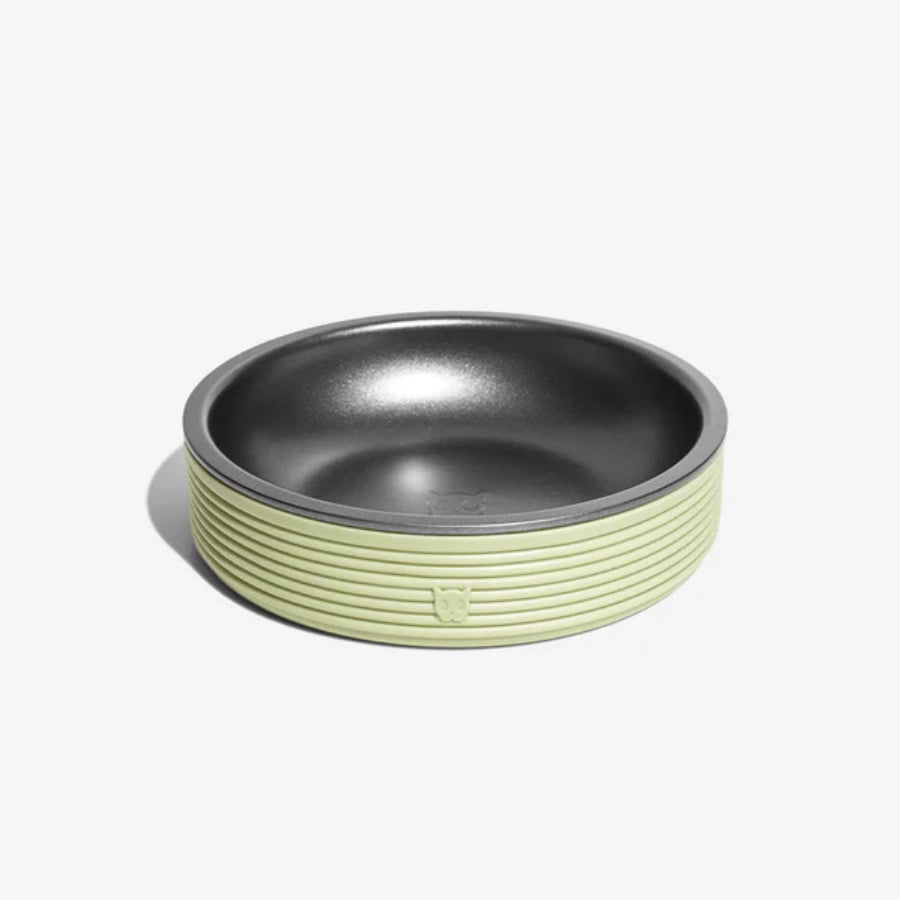 ZeeDog Duo Bowl Plato para Gato Verde