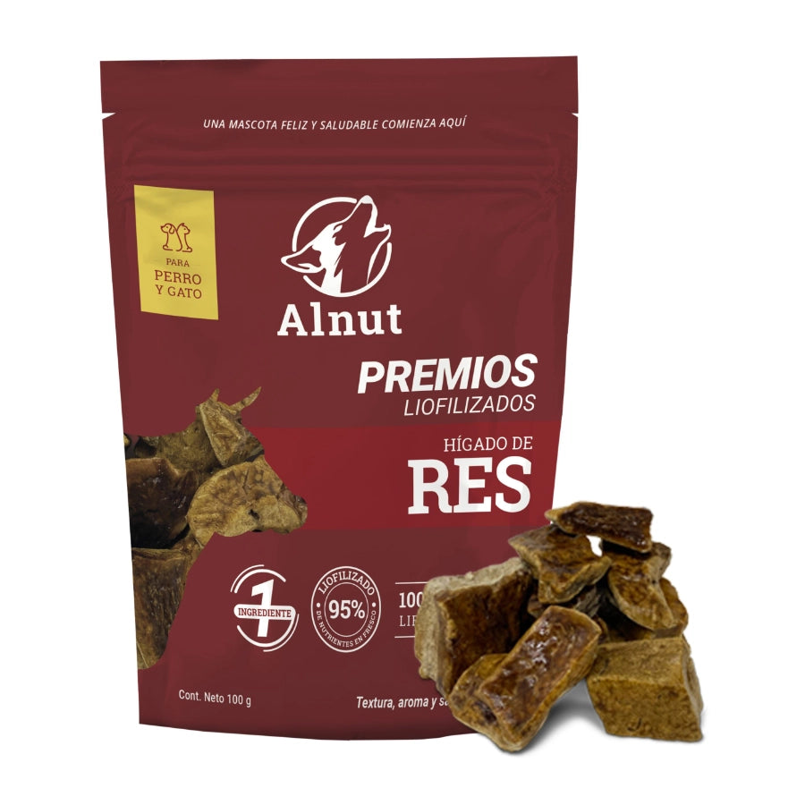 Alnut Hígado de Res Liofilizado 100gr