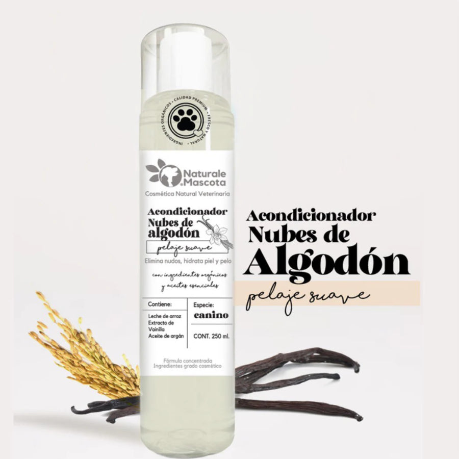 Naturale Mascota Acondicionador Nubes de Algodón 250ml