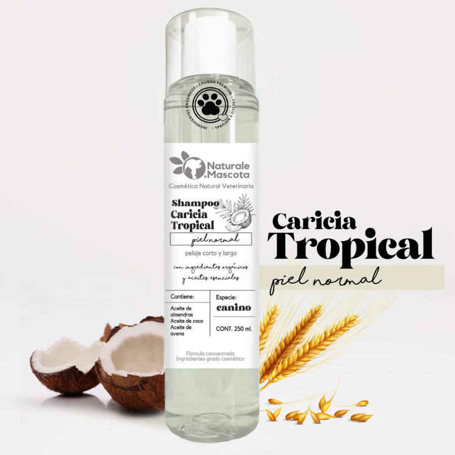 Naturale Mascota Shampoo Caricia Tropical Piel Normal 250ml