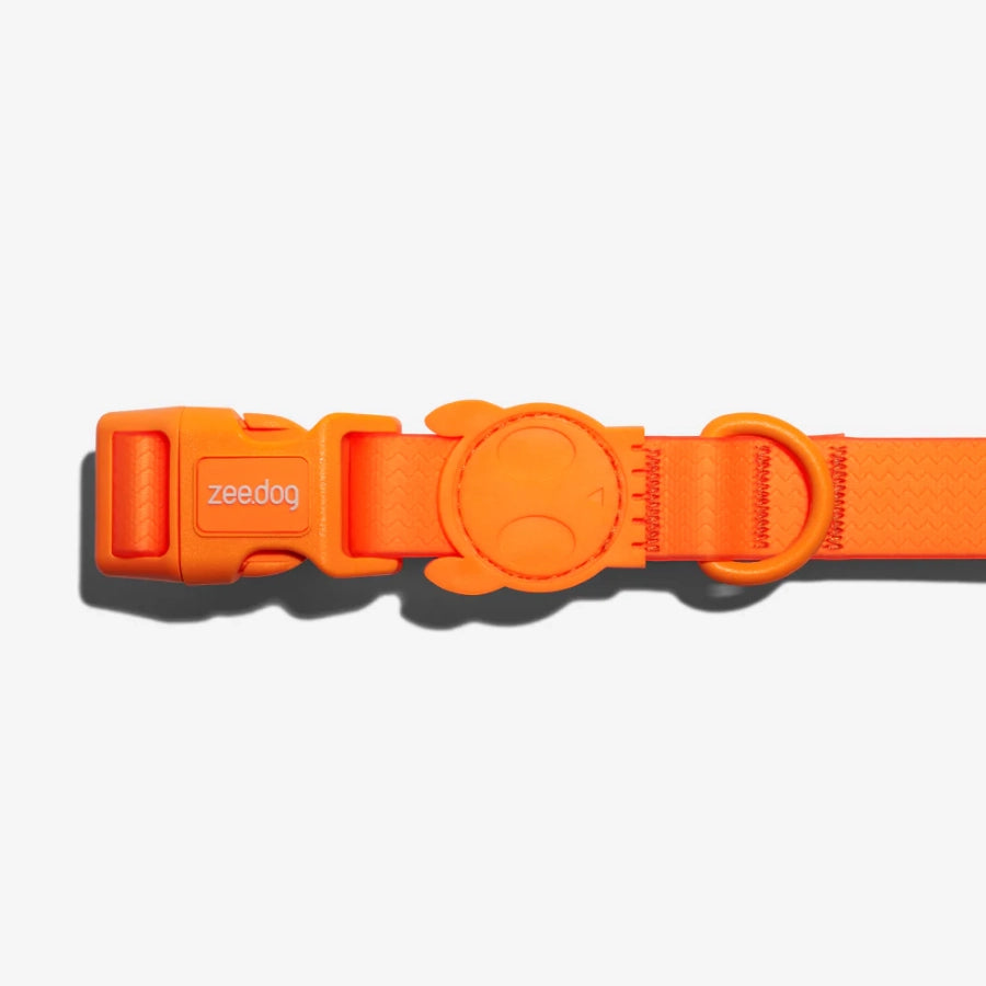 ZeeDog Collar para Perro Contra Agua Mandarina