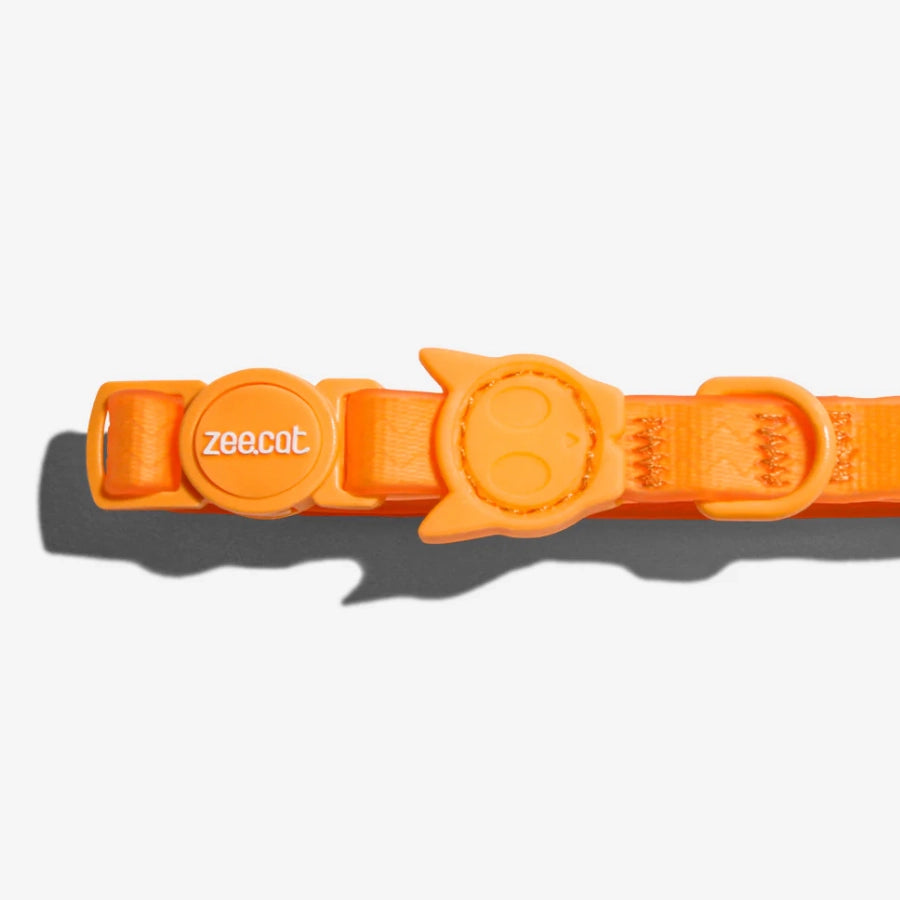 ZeeDog Collar para Gato Contra Agua Mandarina