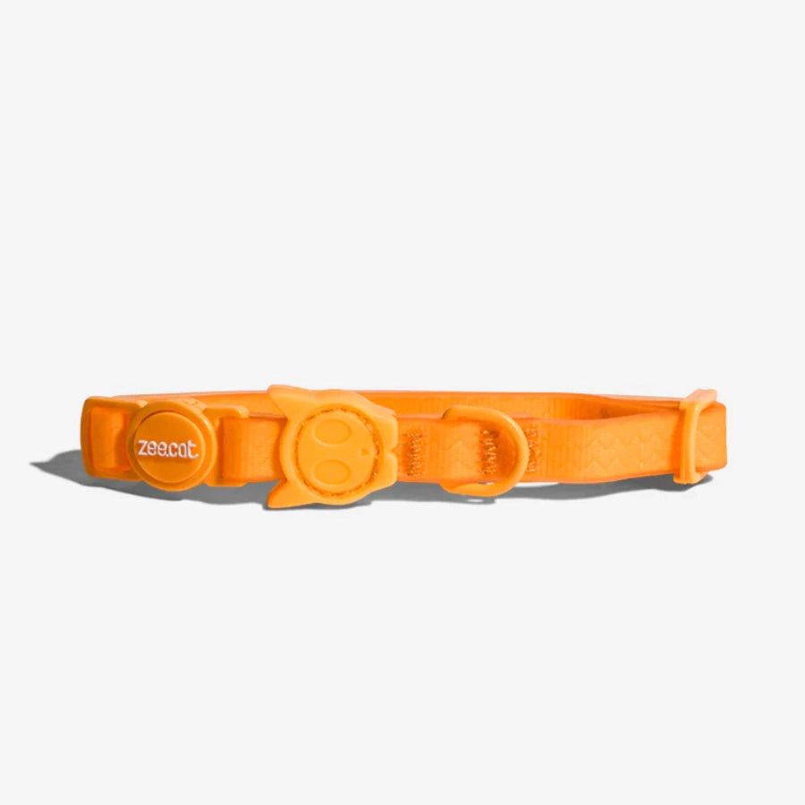 ZeeDog Collar para Gato Contra Agua Mandarina