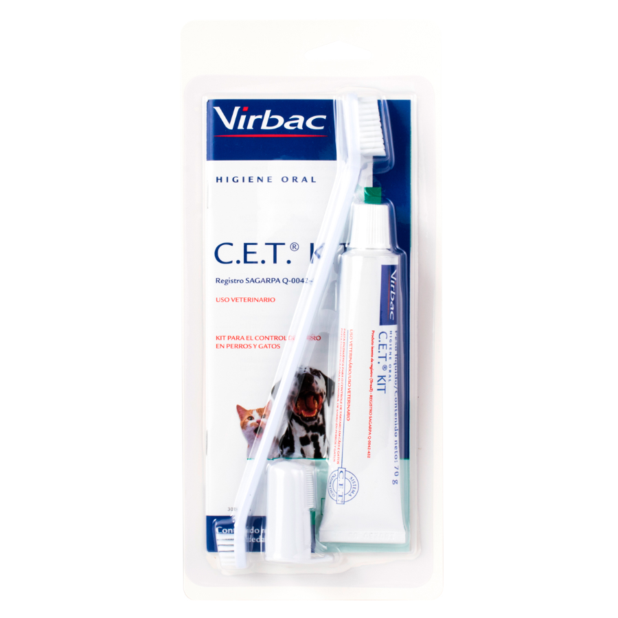 Virbac Kit C.E.T Higiene Dental Pasta Enzimatica + Cepillo